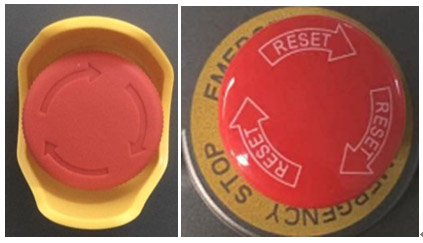 安檢機的緊急停止開關如何使用?